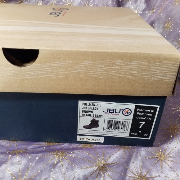 JBU brown weather ready boots with Microban - Picture 4 of 7